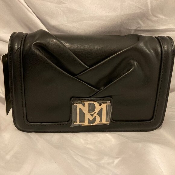 NWT Badgley Mischka Pleated Crossbody Bag - Picture 1 of 6